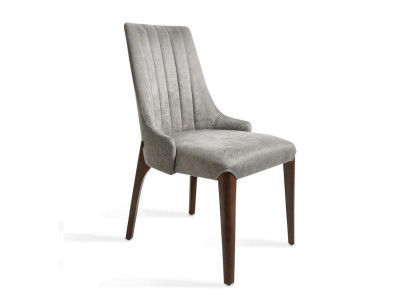 Gray Chair Dining room Design Modern Upholstered Seat Luxury Furnishings new